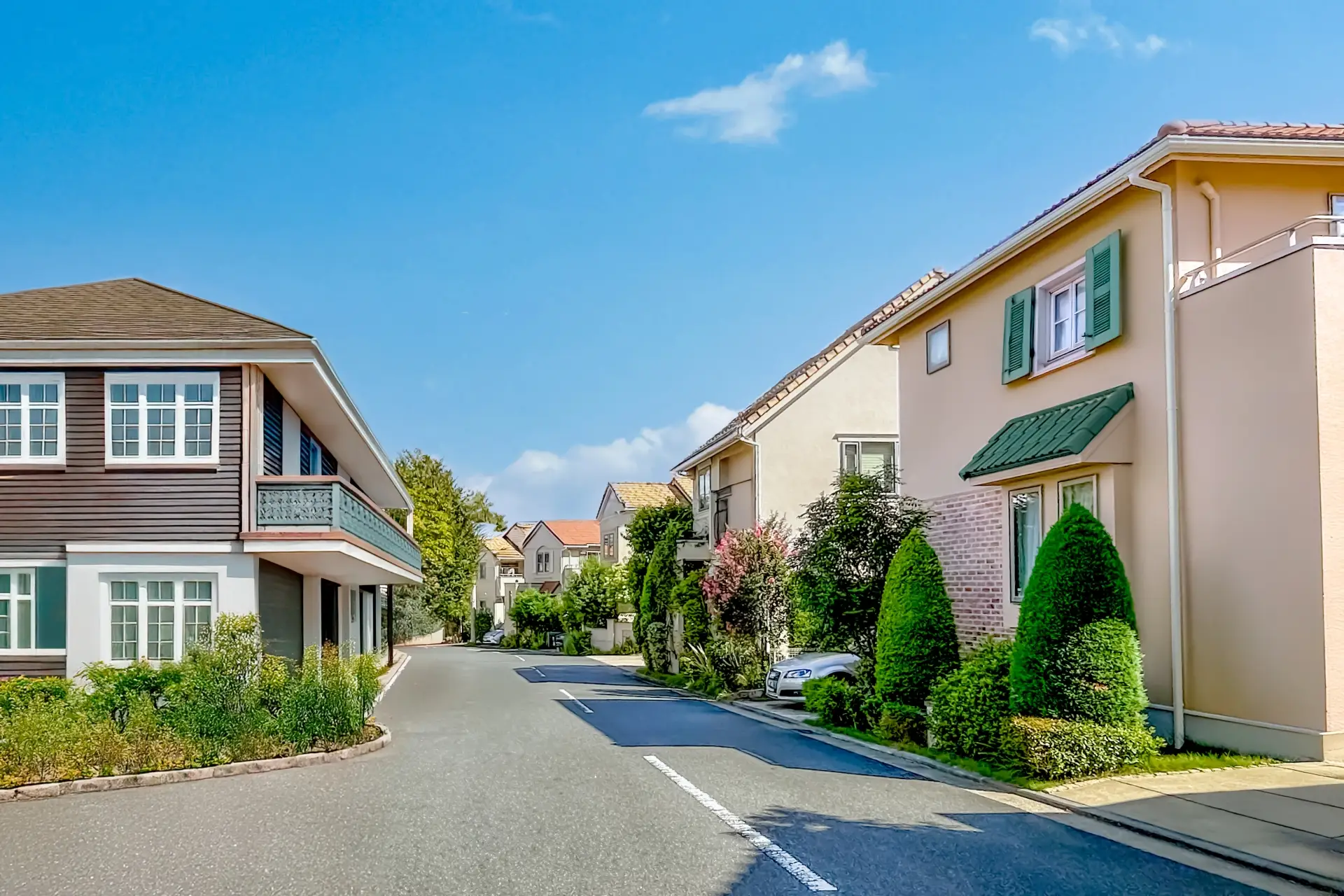 住宅街の風景